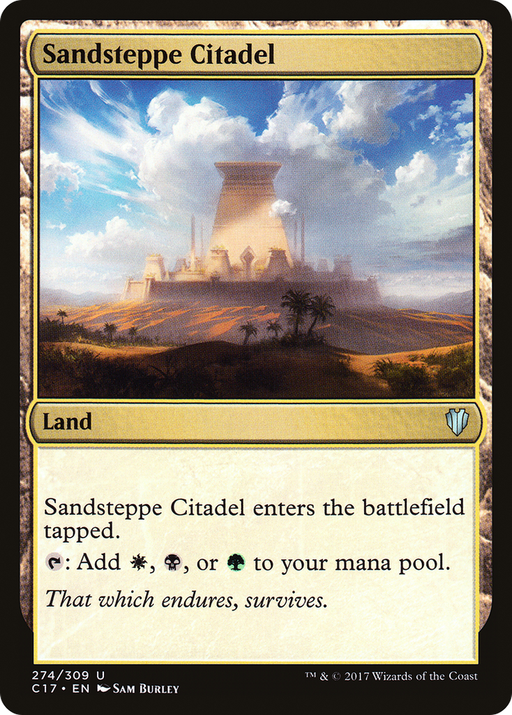 Magic: The Gathering - Sandsteppe Citadel - Commander 2017