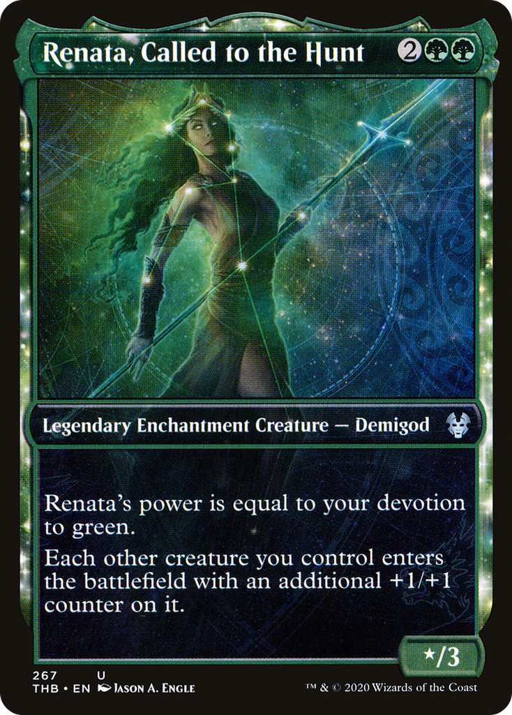 Magic: The Gathering - Renata, Called to the Hunt Foil - Theros Beyond Death