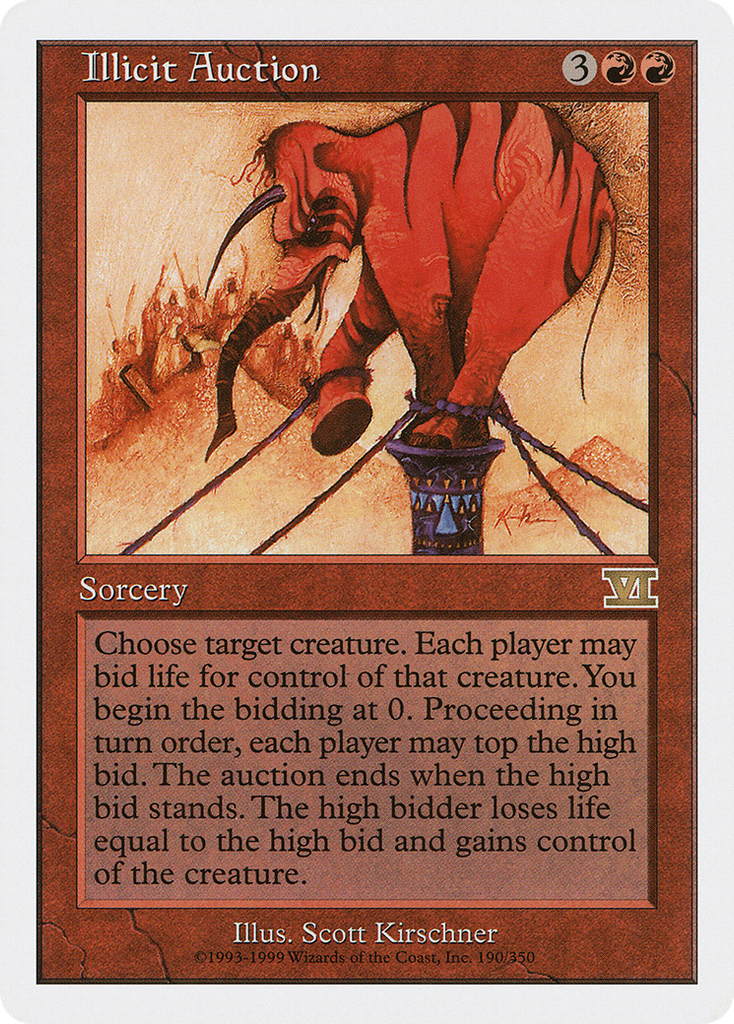 Magic: The Gathering - Illicit Auction - Classic Sixth Edition