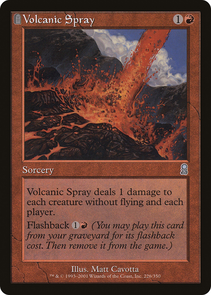 Magic: The Gathering - Volcanic Spray - Odyssey