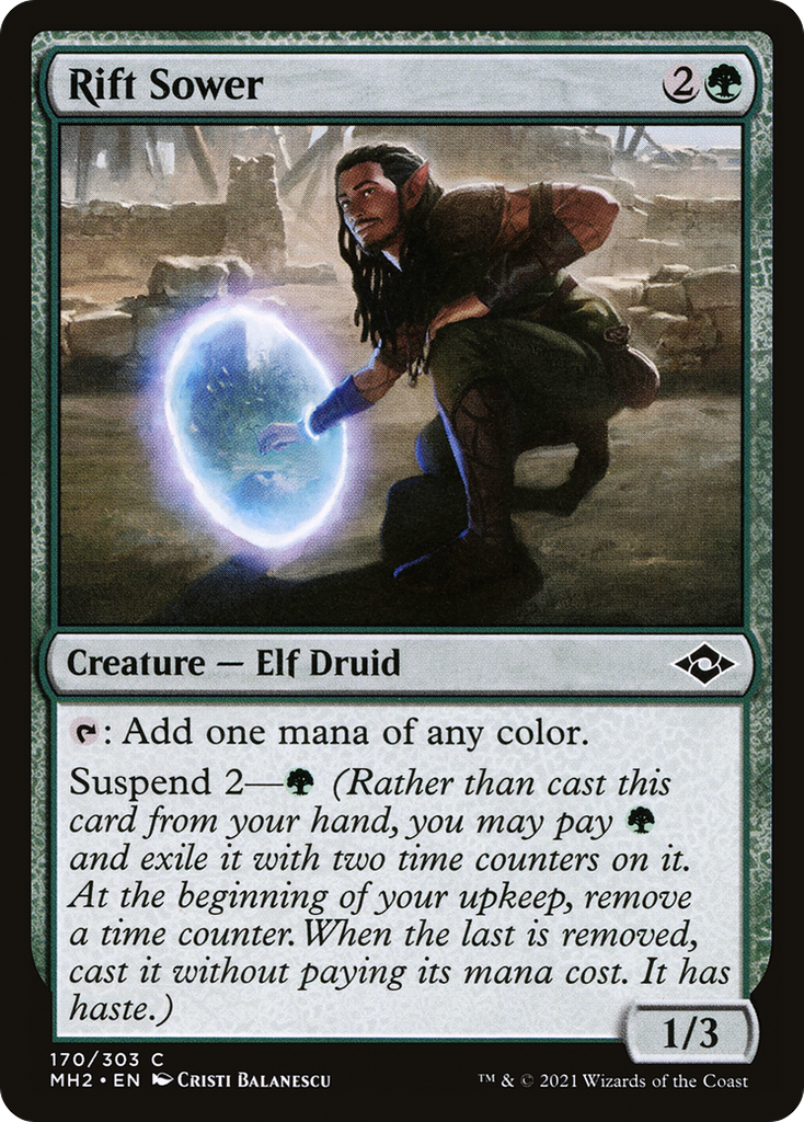 Magic: The Gathering - Rift Sower Foil - Modern Horizons 2