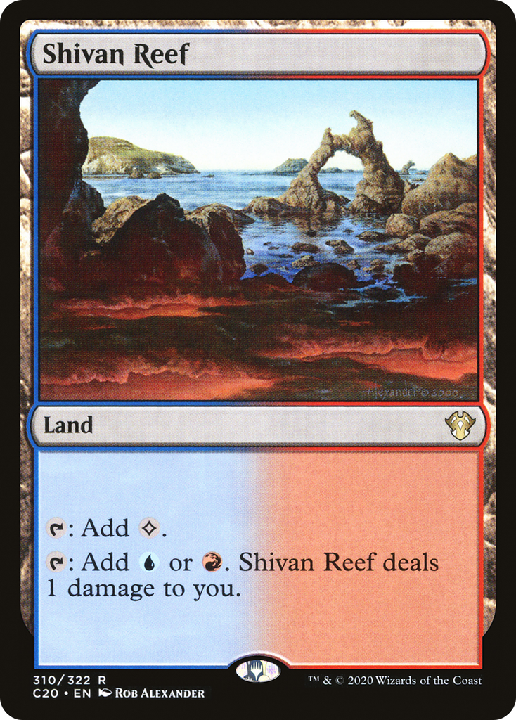 Magic: The Gathering - Shivan Reef - Commander 2020