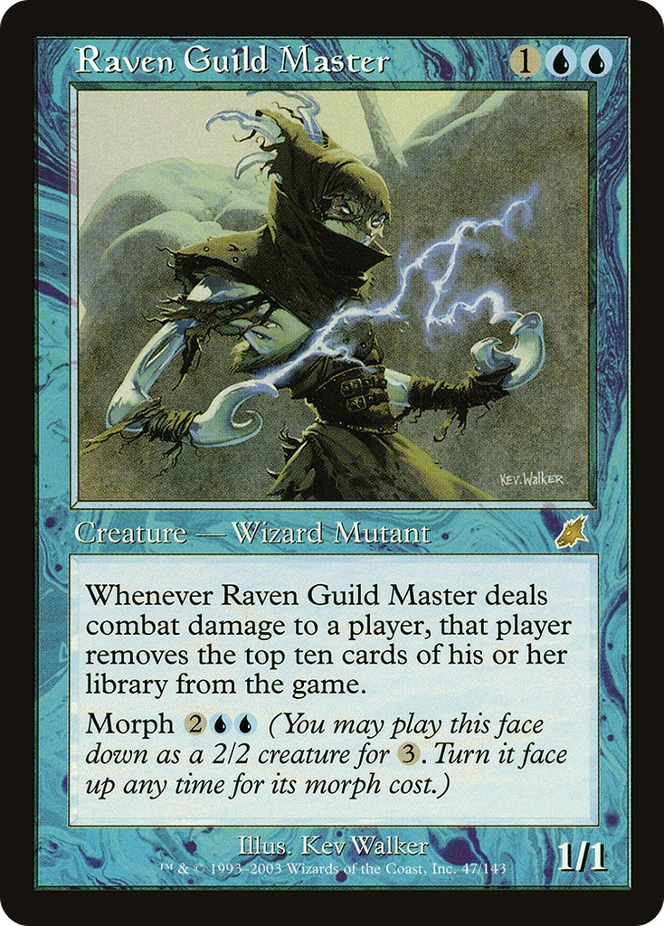 Magic: The Gathering - Raven Guild Master - Scourge