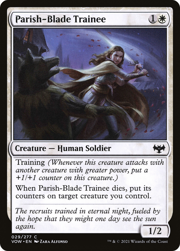 Magic: The Gathering - Parish-Blade Trainee - Innistrad: Crimson Vow