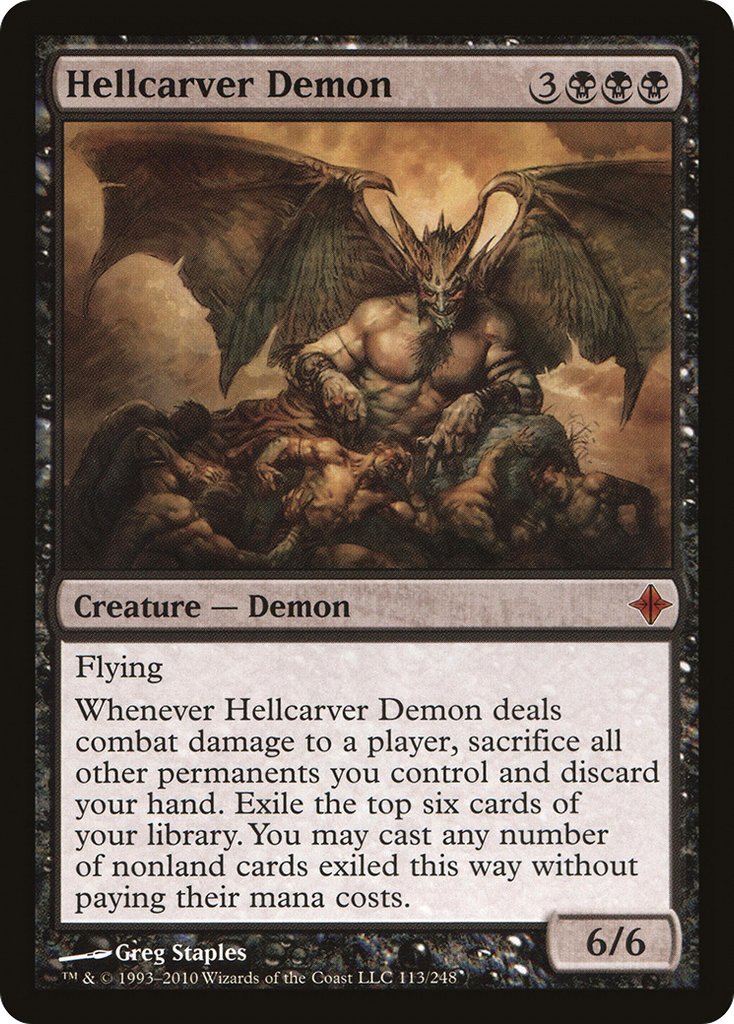 Magic: The Gathering - Hellcarver Demon - Rise of the Eldrazi