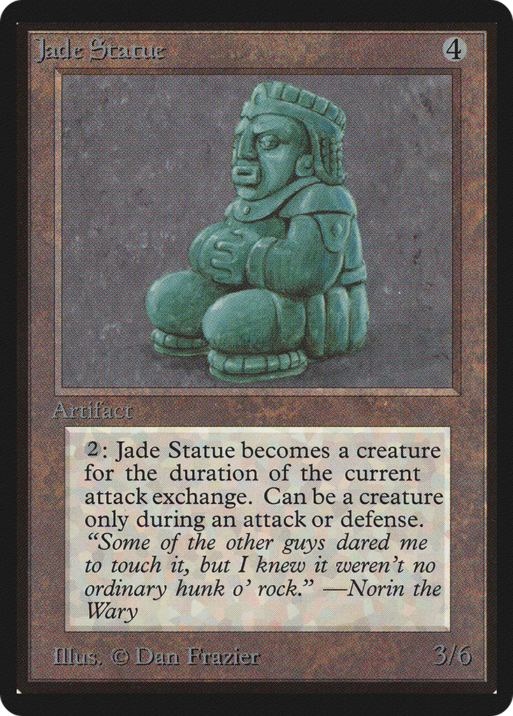 Magic: The Gathering - Jade Statue - Limited Edition Beta