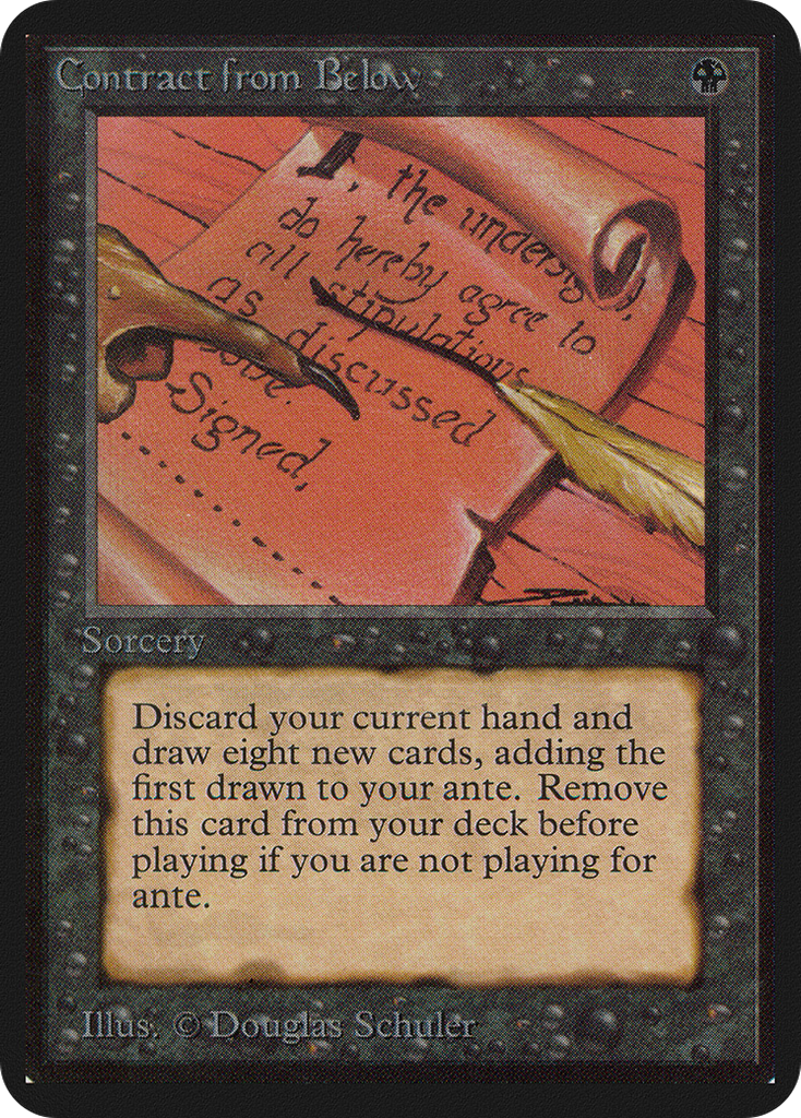 Magic: The Gathering - Contract from Below - Limited Edition Alpha