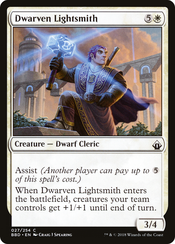 Magic: The Gathering - Dwarven Lightsmith - Battlebond