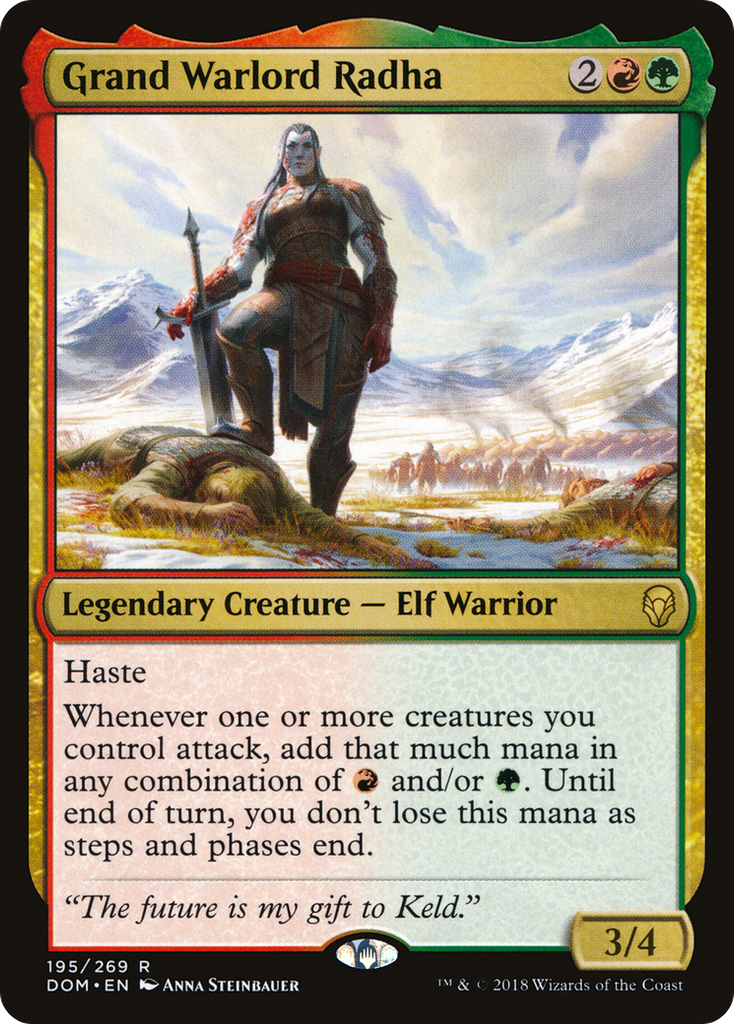 Magic: The Gathering - Grand Warlord Radha - Dominaria