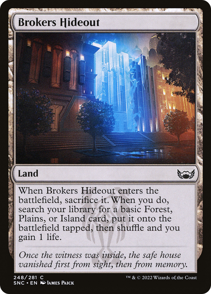 Magic: The Gathering - Brokers Hideout Foil - Streets of New Capenna