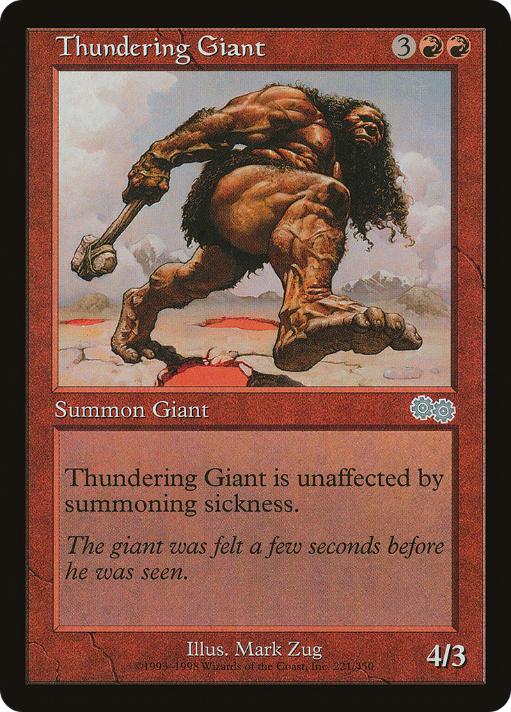 Magic: The Gathering - Thundering Giant - Urza's Saga