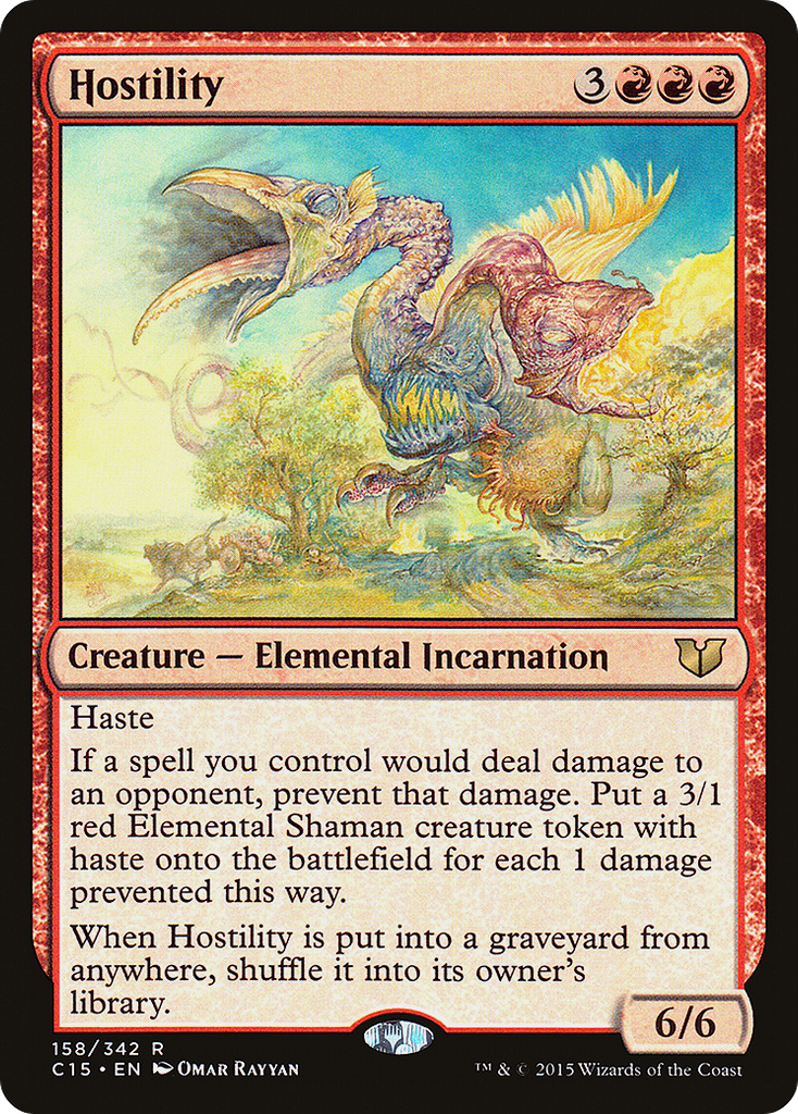 Magic: The Gathering - Hostility - Commander 2015