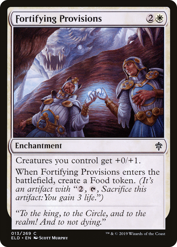 Magic: The Gathering - Fortifying Provisions - Throne of Eldraine