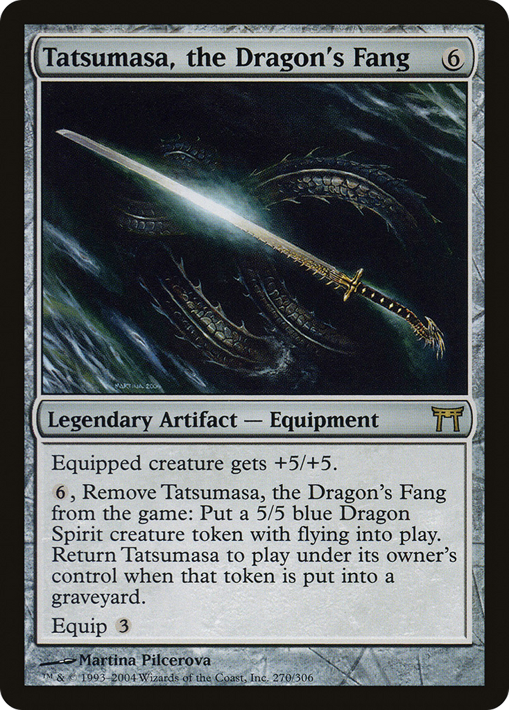 Magic: The Gathering - Tatsumasa, the Dragon's Fang - Champions of Kamigawa
