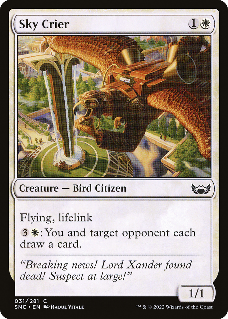 Magic: The Gathering - Sky Crier - Streets of New Capenna