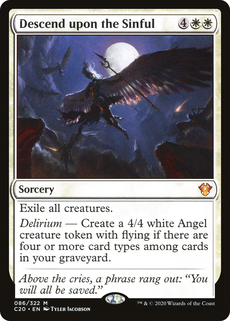 Magic: The Gathering - Descend upon the Sinful - Commander 2020