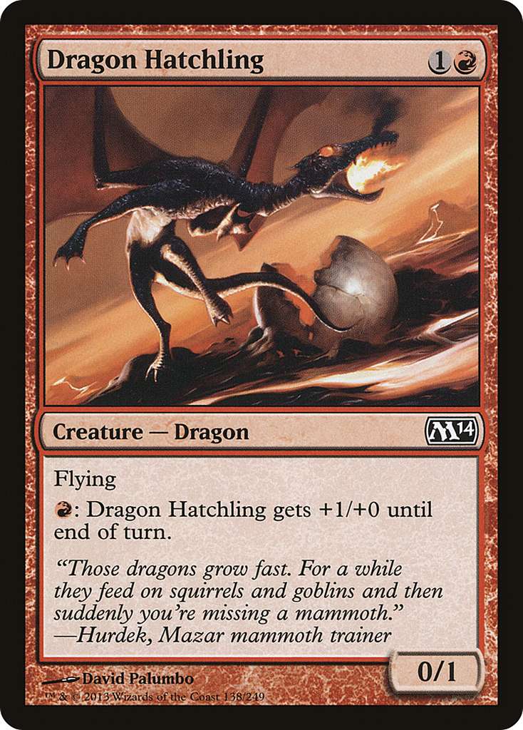 Magic: The Gathering - Dragon Hatchling - Magic 2014