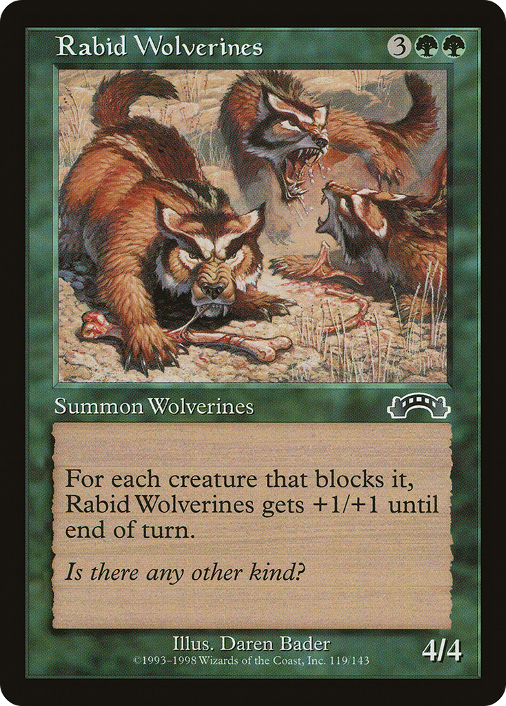 Magic: The Gathering - Rabid Wolverines - Exodus