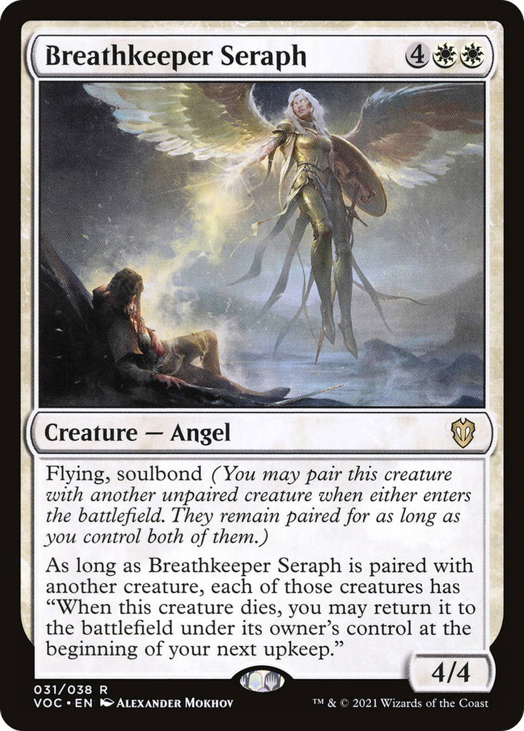 Magic: The Gathering - Breathkeeper Seraph - Crimson Vow Commander