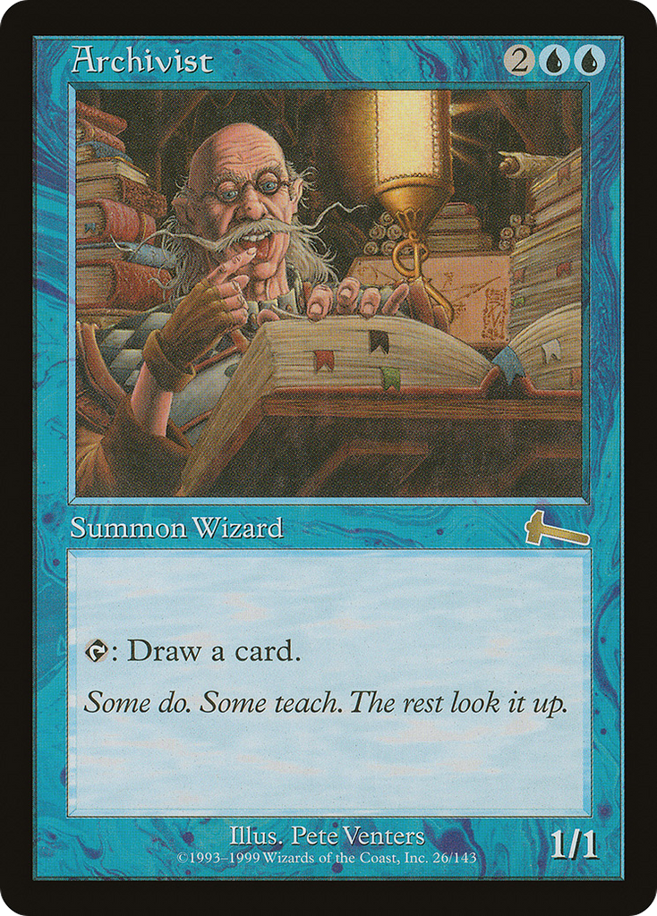 Magic: The Gathering - Archivist - Urza's Legacy