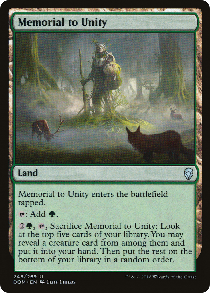 Magic: The Gathering - Memorial to Unity - Dominaria