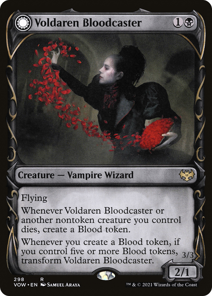 Magic: The Gathering - Voldaren Bloodcaster // Bloodbat Summoner - Innistrad: Crimson Vow
