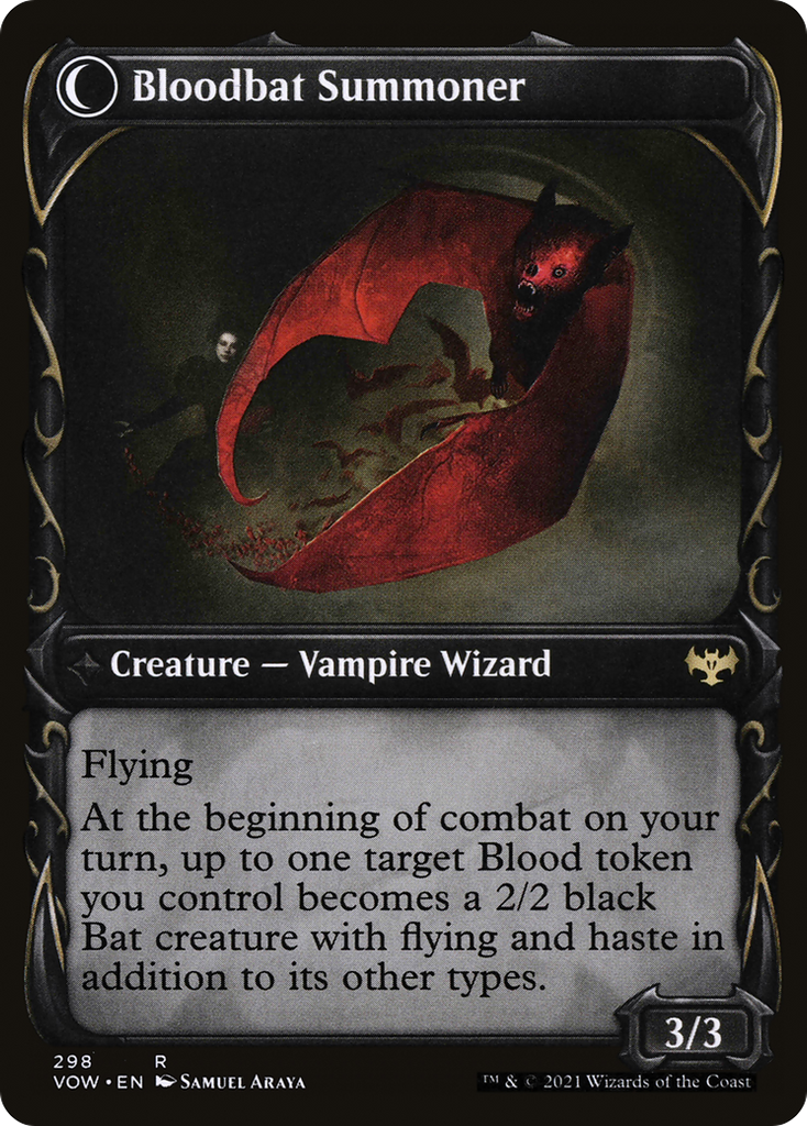 Magic: The Gathering - Voldaren Bloodcaster // Bloodbat Summoner - Innistrad: Crimson Vow