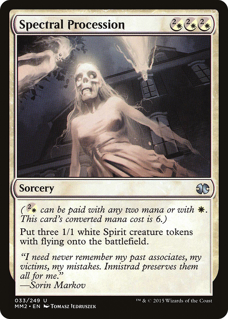 Magic: The Gathering - Spectral Procession - Modern Masters 2015