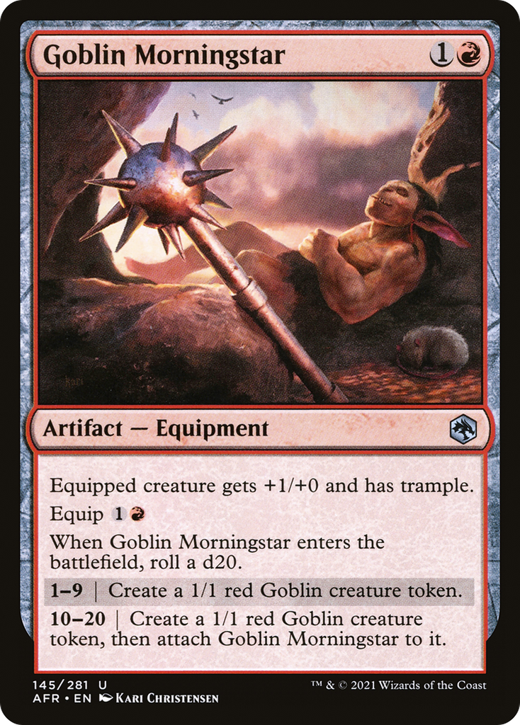 Magic: The Gathering - Goblin Morningstar - Adventures in the Forgotten Realms