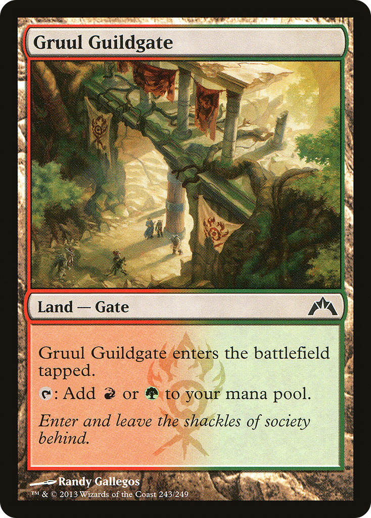 Magic: The Gathering - Gruul Guildgate - Gatecrash