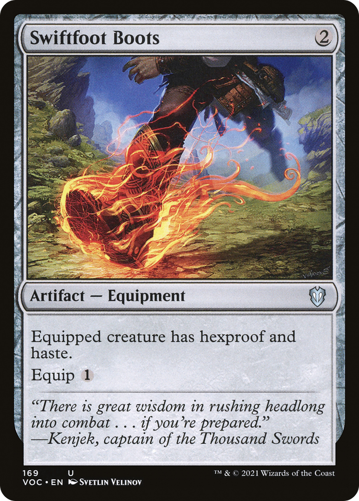 Magic: The Gathering - Swiftfoot Boots - Crimson Vow Commander
