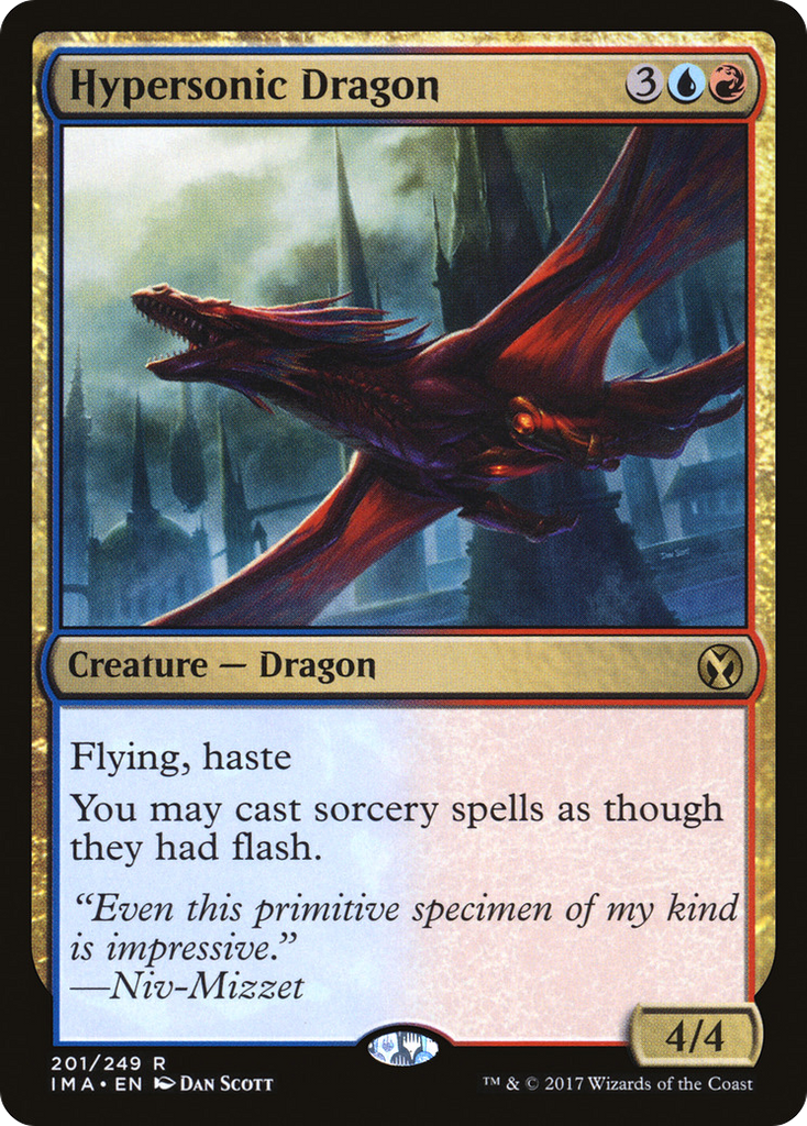 Magic: The Gathering - Hypersonic Dragon - Iconic Masters