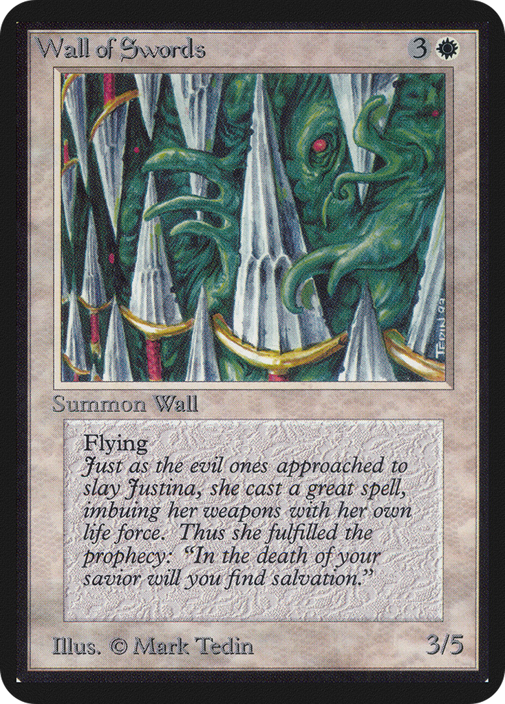 Magic: The Gathering - Wall of Swords - Limited Edition Alpha