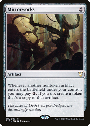 Magic: The Gathering - Mirrorworks - Commander 2018
