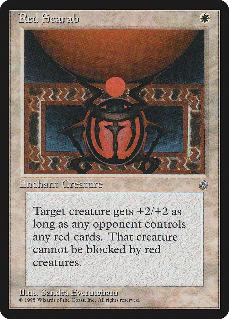 Magic: The Gathering - Red Scarab - Ice Age
