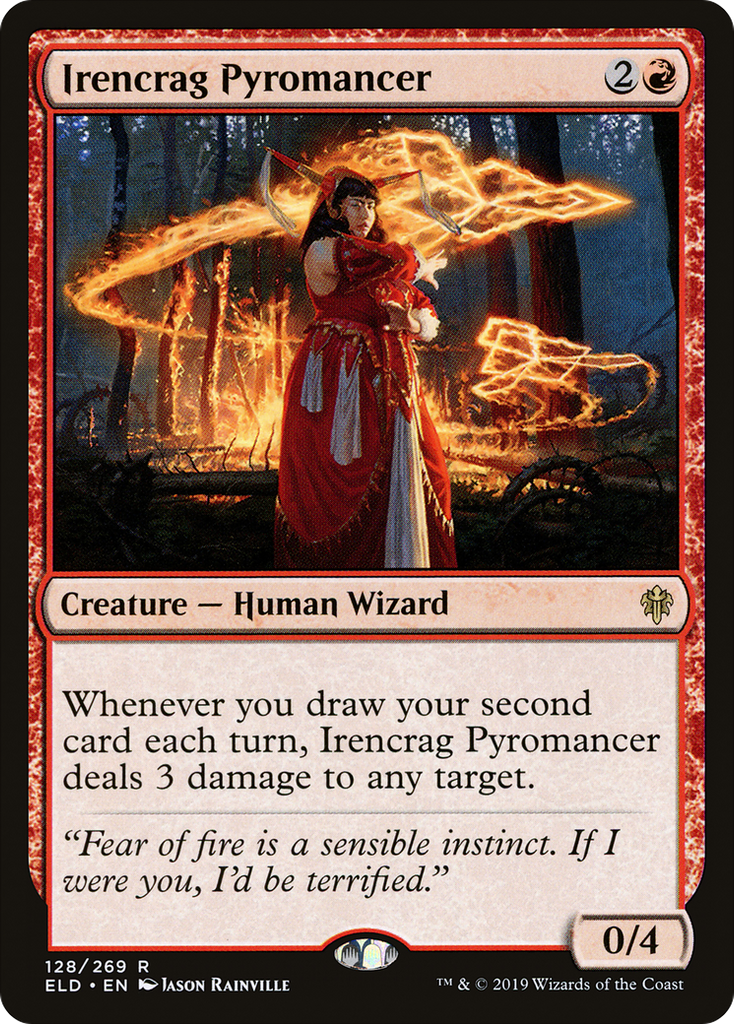 Magic: The Gathering - Irencrag Pyromancer - Throne of Eldraine