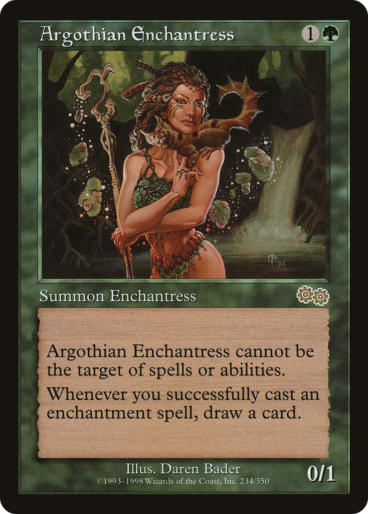 Magic: The Gathering - Argothian Enchantress - Urza's Saga