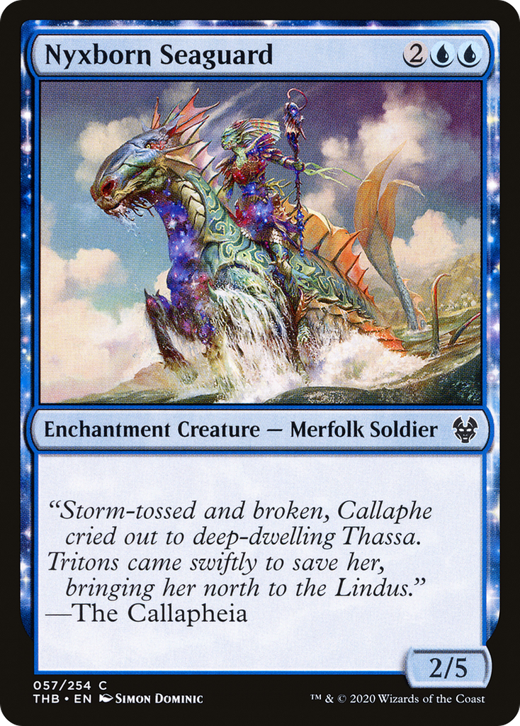 Magic: The Gathering - Nyxborn Seaguard Foil - Theros Beyond Death