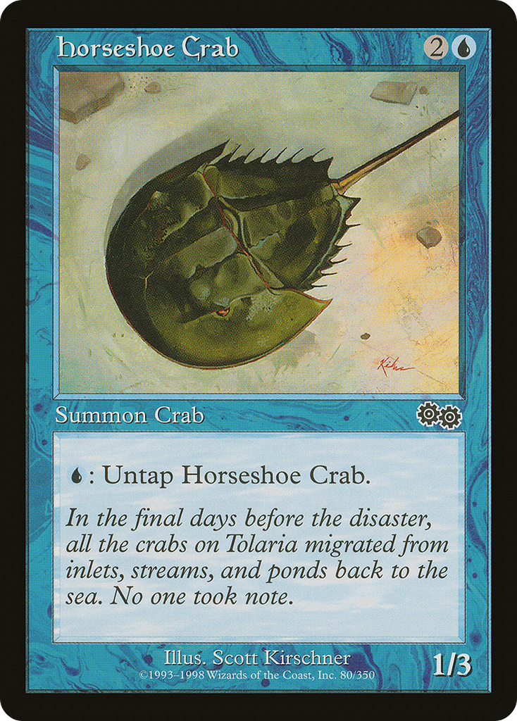 Magic: The Gathering - Horseshoe Crab - Urza's Saga