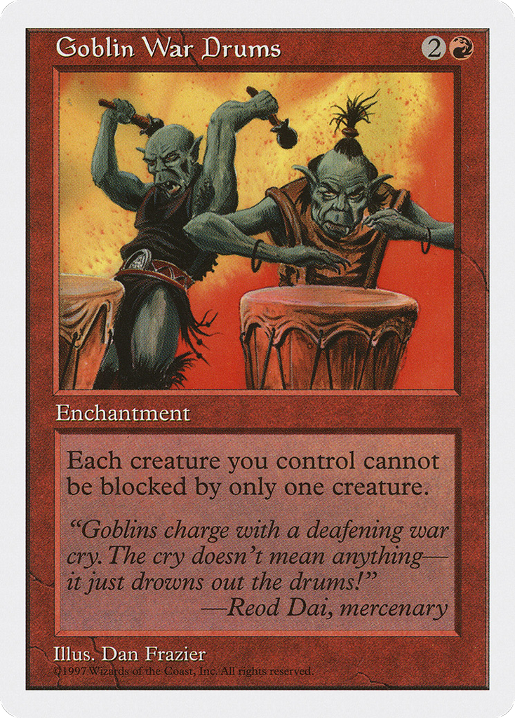 Magic: The Gathering - Goblin War Drums - Fifth Edition