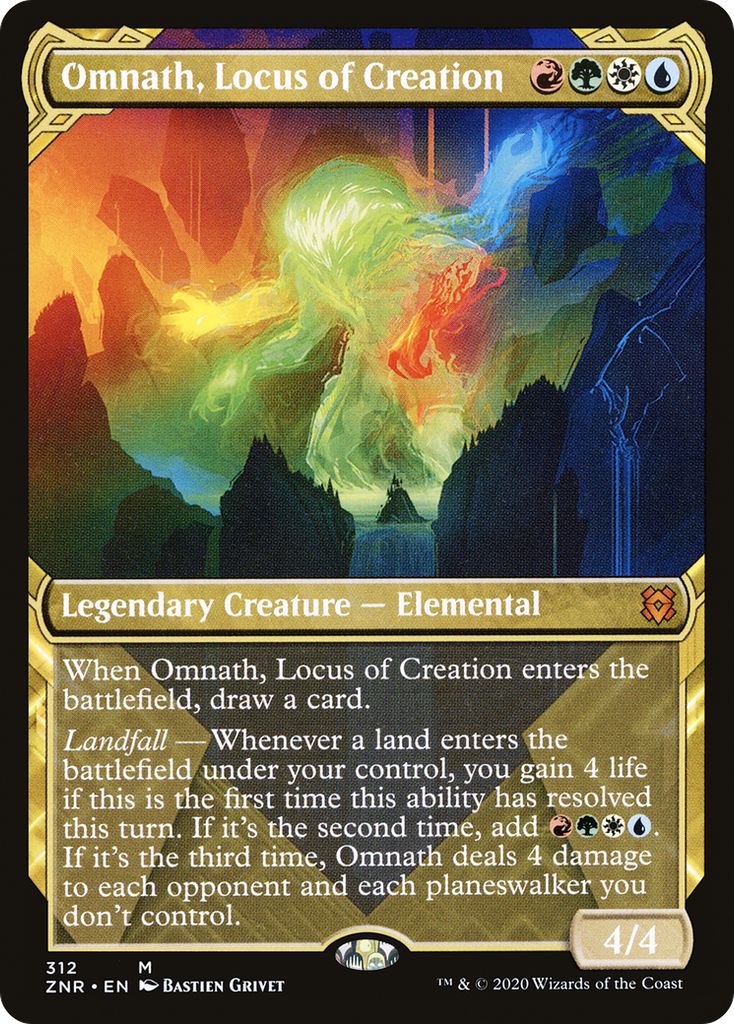 Magic: The Gathering - Omnath, Locus of Creation - Zendikar Rising