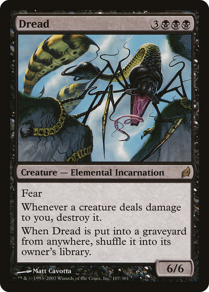 Magic: The Gathering - Dread - Lorwyn