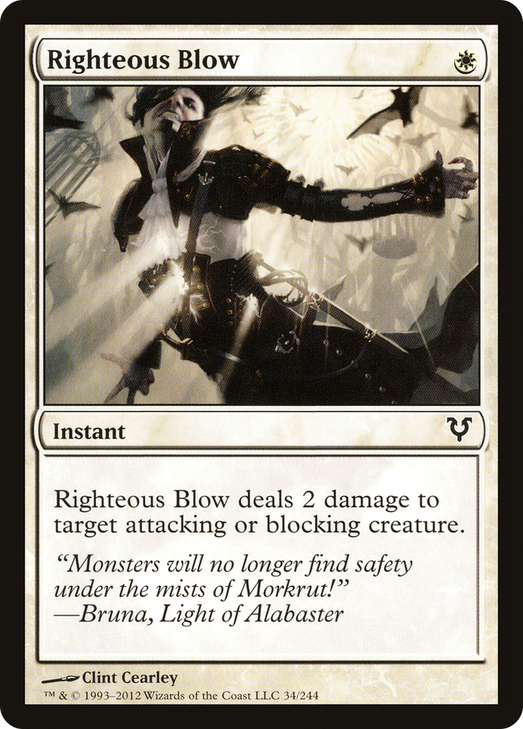 Magic: The Gathering - Righteous Blow - Avacyn Restored