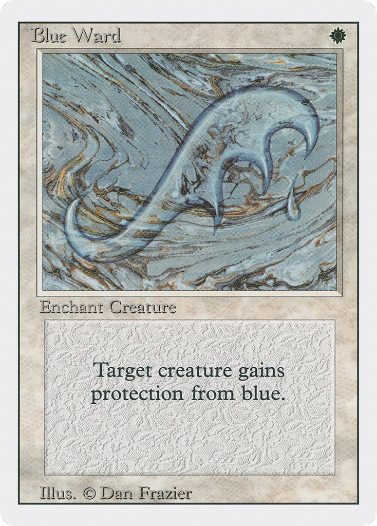 Magic: The Gathering - Blue Ward - Revised Edition