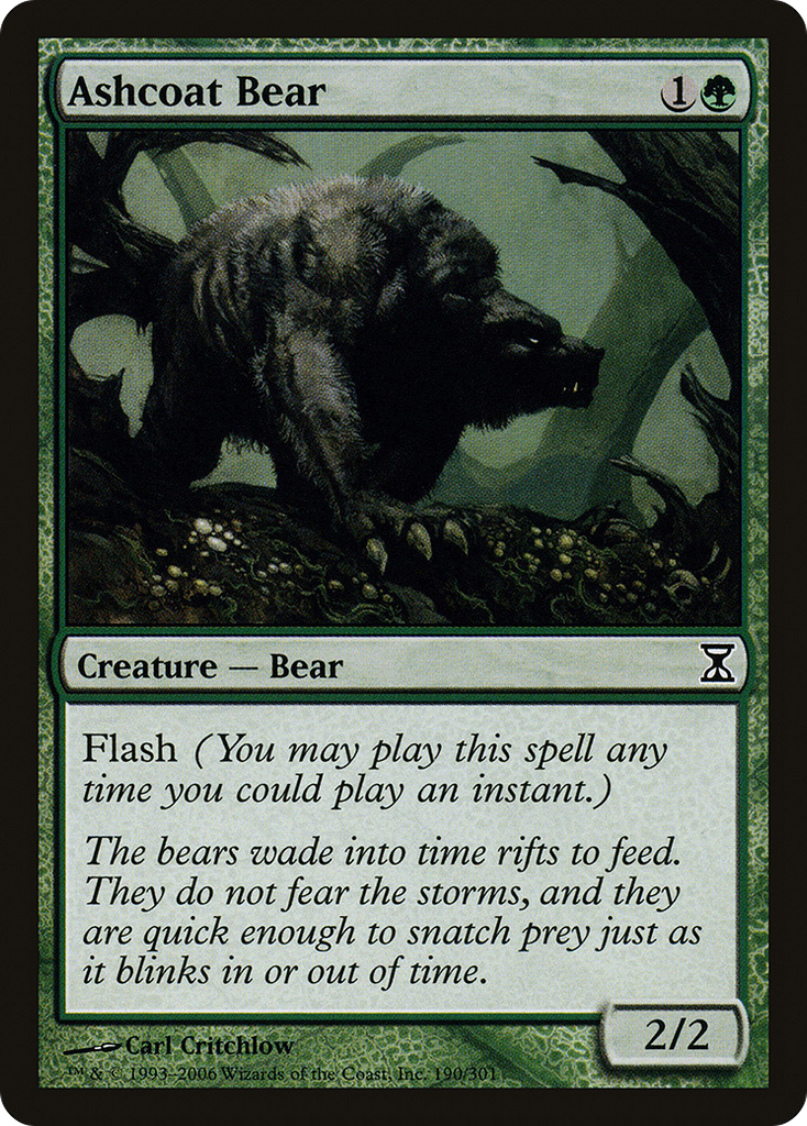 Magic: The Gathering - Ashcoat Bear - Time Spiral