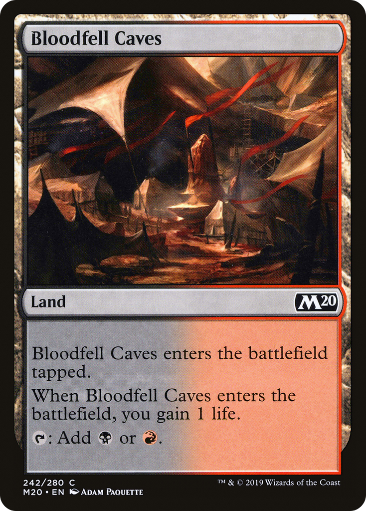 Magic: The Gathering - Bloodfell Caves - Core Set 2020