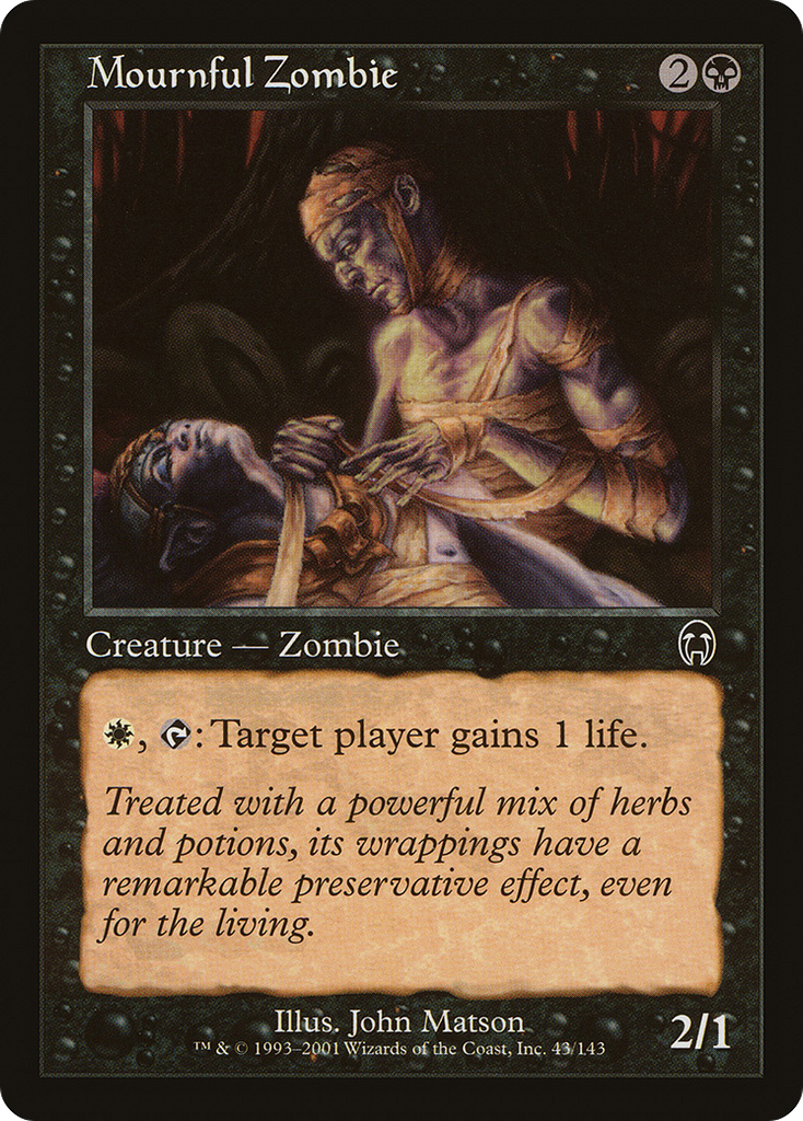 Magic: The Gathering - Mournful Zombie - Apocalypse