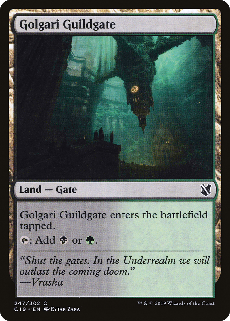 Magic: The Gathering - Golgari Guildgate - Commander 2019