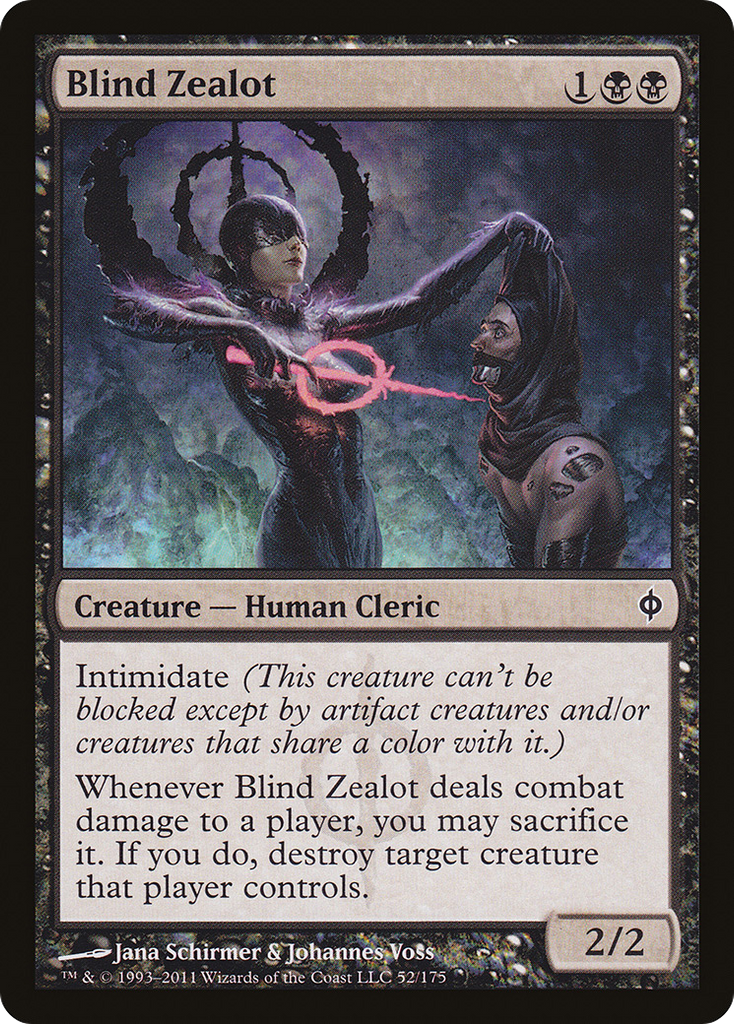 Magic: The Gathering - Blind Zealot - New Phyrexia