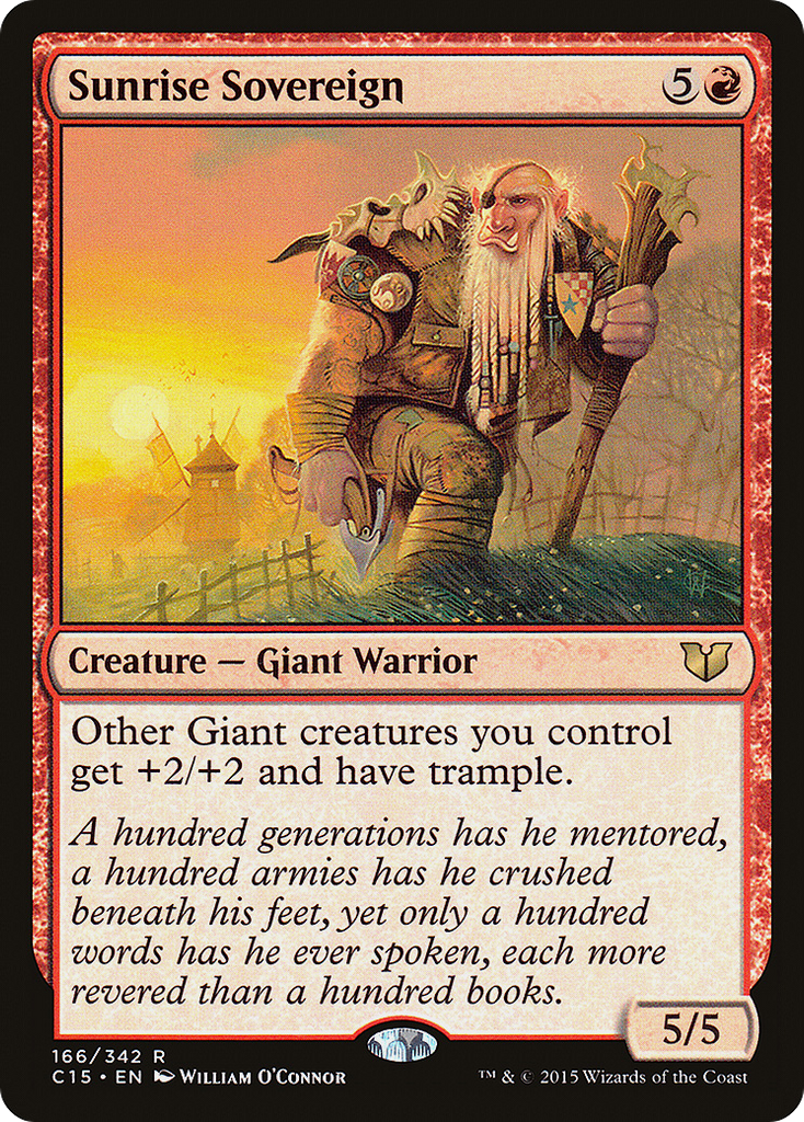 Magic: The Gathering - Sunrise Sovereign - Commander 2015